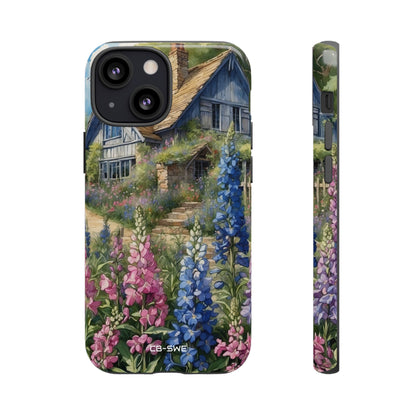Cottage Surrounded Blossoms - iPhone Case