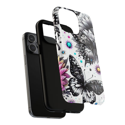 Butterfly Bloom iPhone 15 Pro Max Case - Tough+