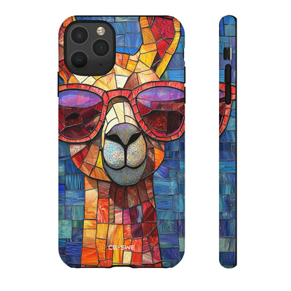 Llama Wears Sunglasses - iPhone Case