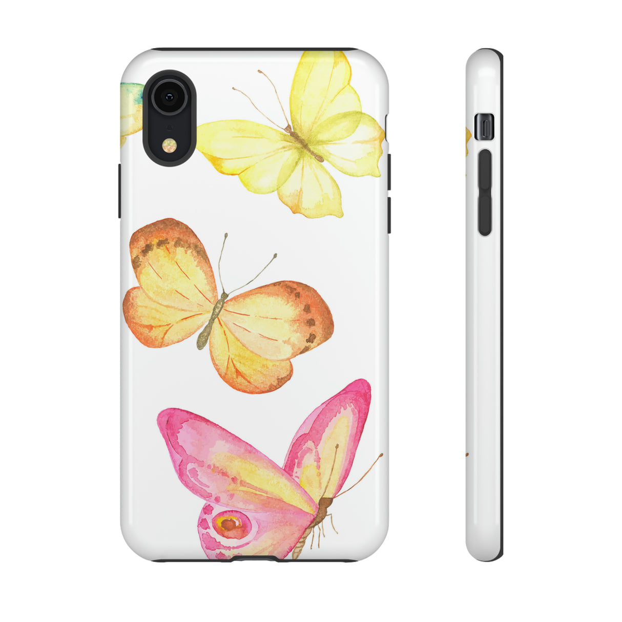 Watercolor Butterflyes - Protective Phone Case