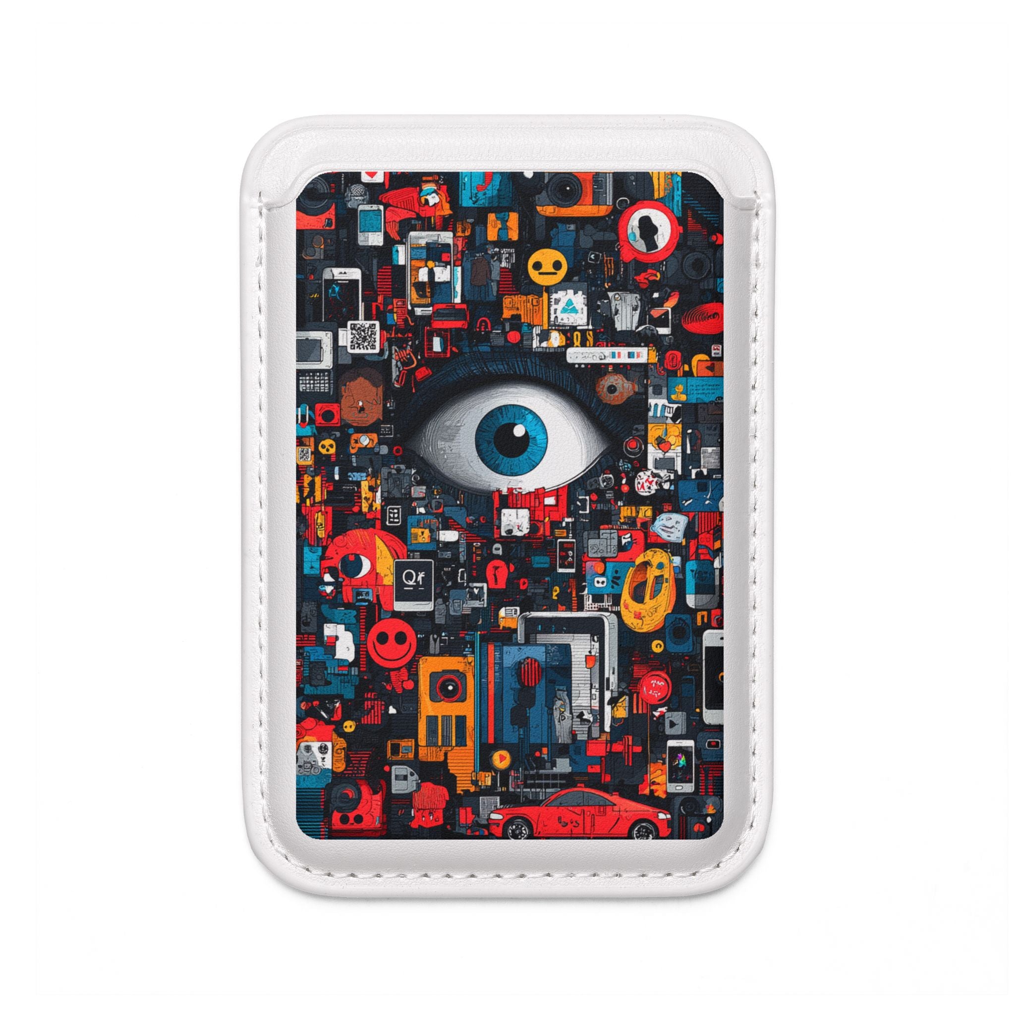 Blue Gaze Mosaic Wallet – MagSafe Ready
