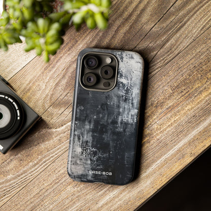 Textured Blackscape iPhone 15 Pro Case - Tough