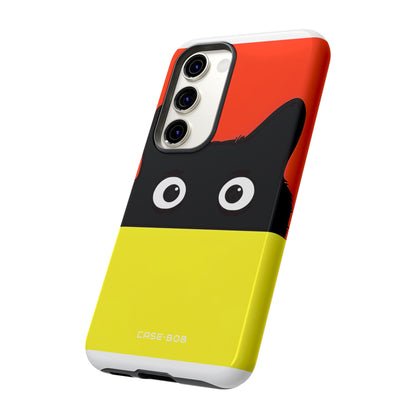 Peekaboo Cat Crimson Samsung S23 Case - Tough