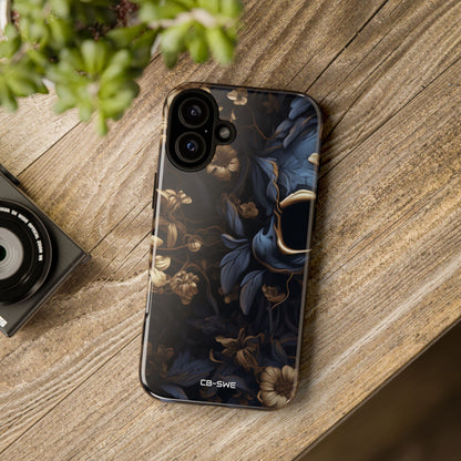 Gothic Floral Skull - iPhone Case