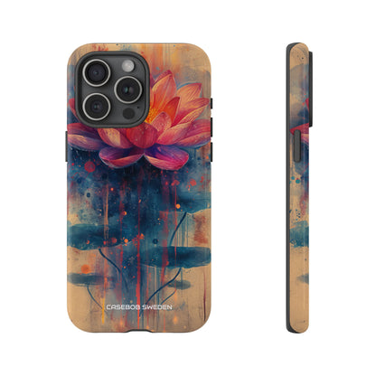 Lotus Blossom Art - Tough iPhone 15 Phone Case