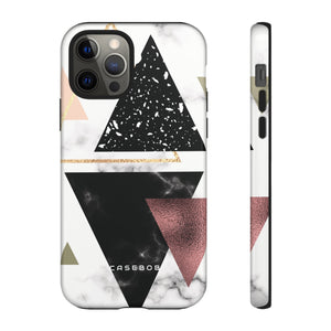 Rose Gold Triangles - Protective Phone Case