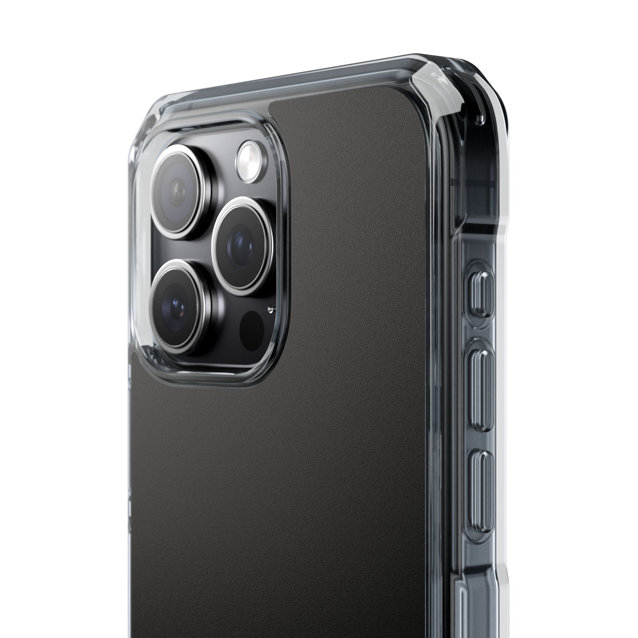 Black - Clear Impact iPhone 15 Phone Case