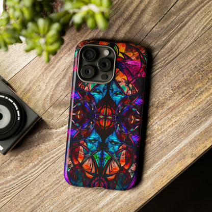 Gothic Stained Glass Splendor - Protective Phone Case