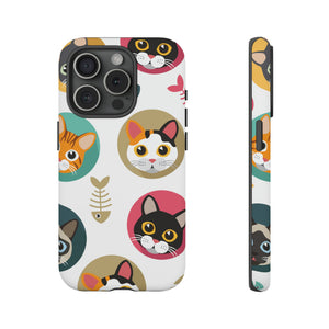 Cats Fishbone - Protective Phone Case