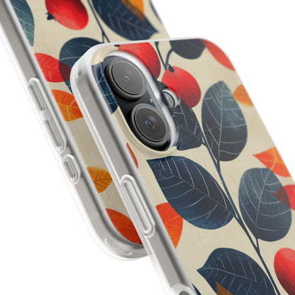 Autumn Nature Pattern - Flexi iPhone 16 Phone Case