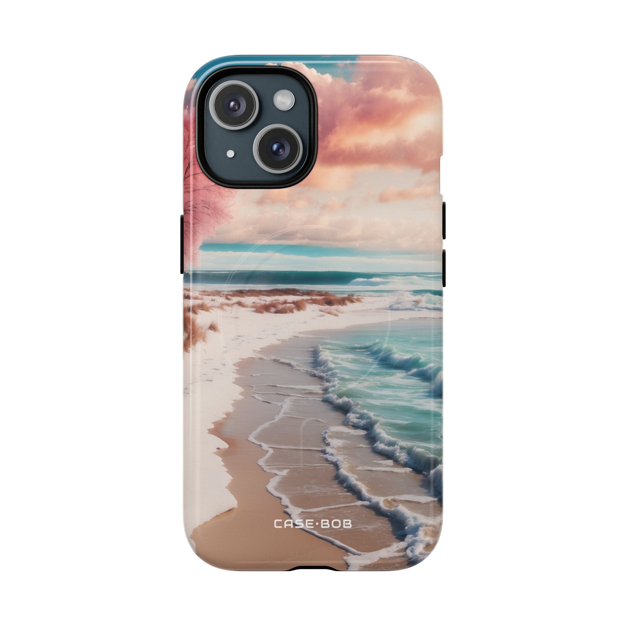 Pink Tree Breeze iPhone 15 Case - Tough+