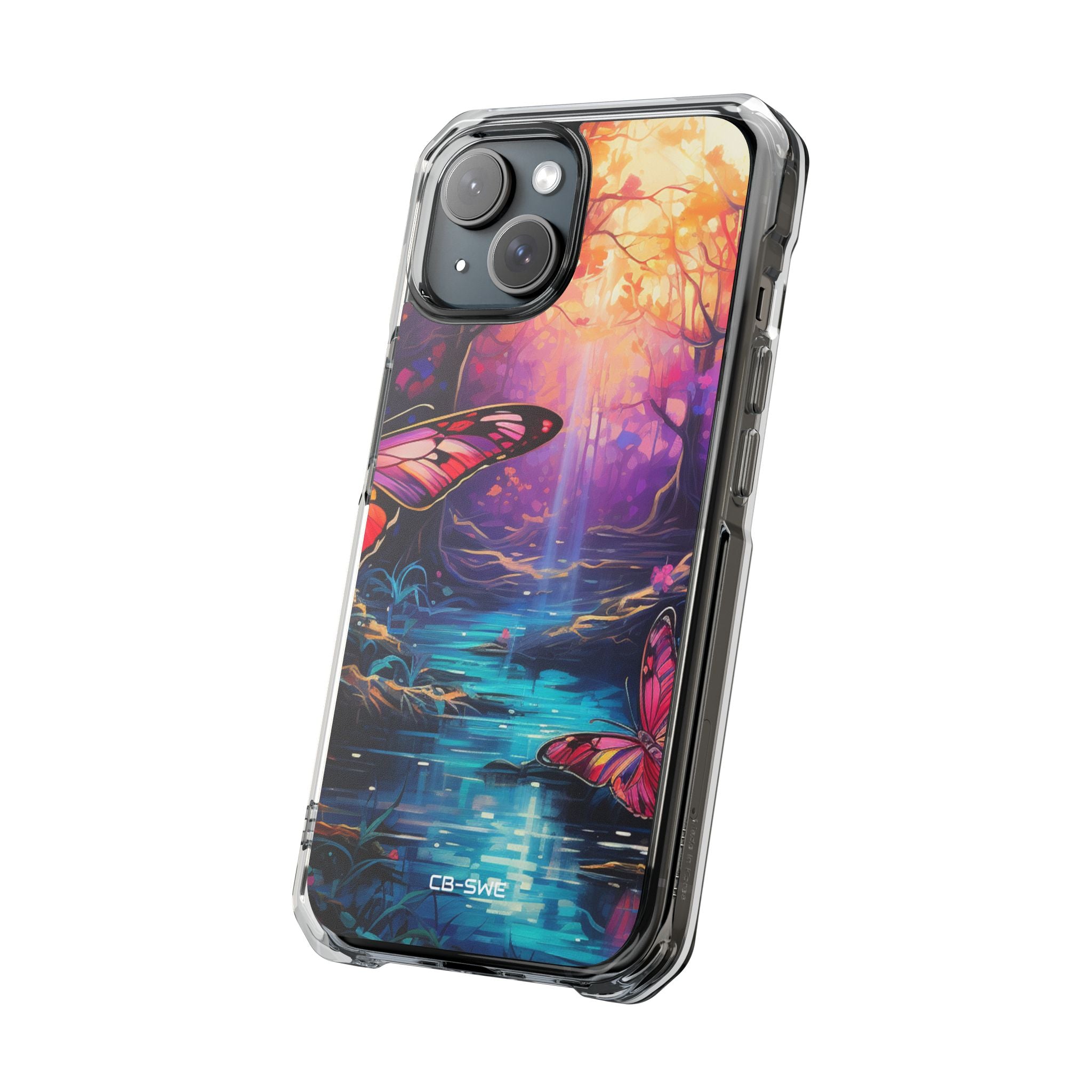Enchanted Butterfly Forest iPhone Case - Impact