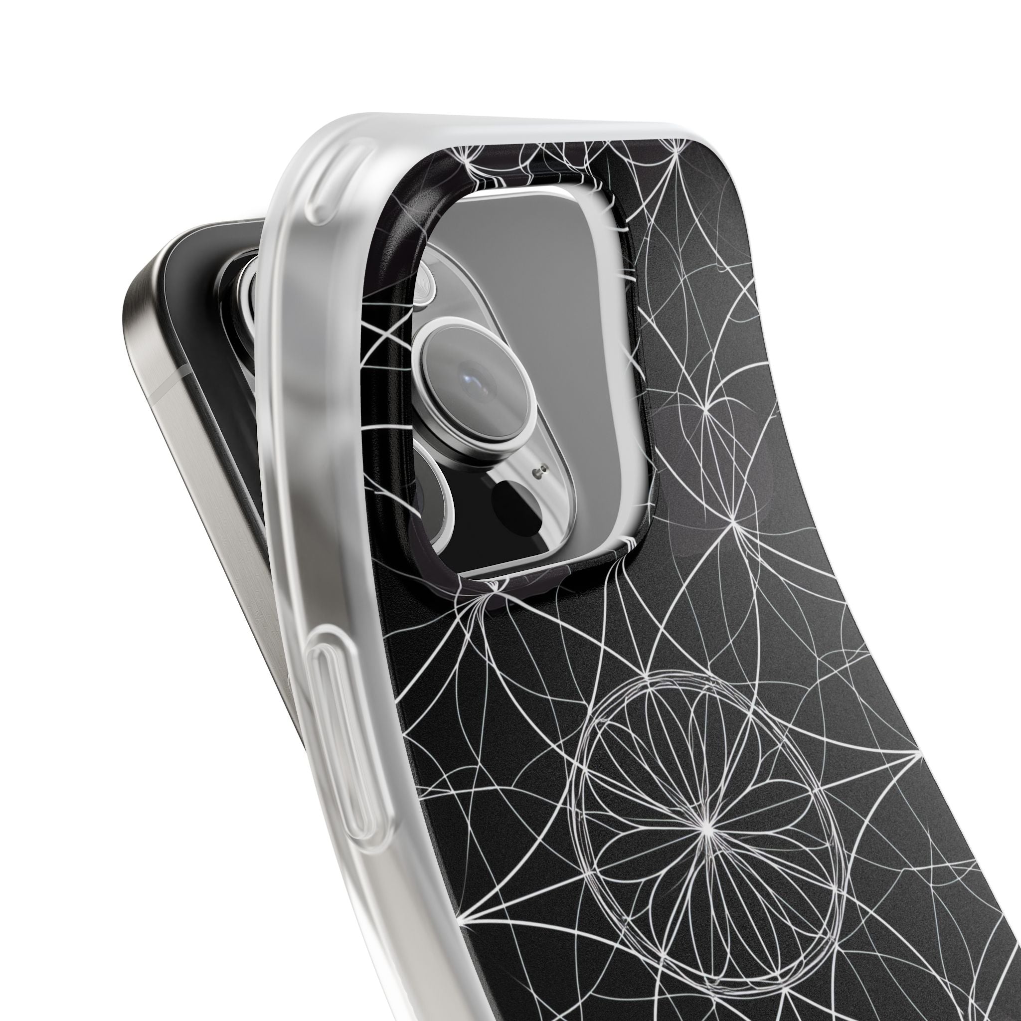 Radiant Petal Orbit iPhone 16 Pro Case - Soft