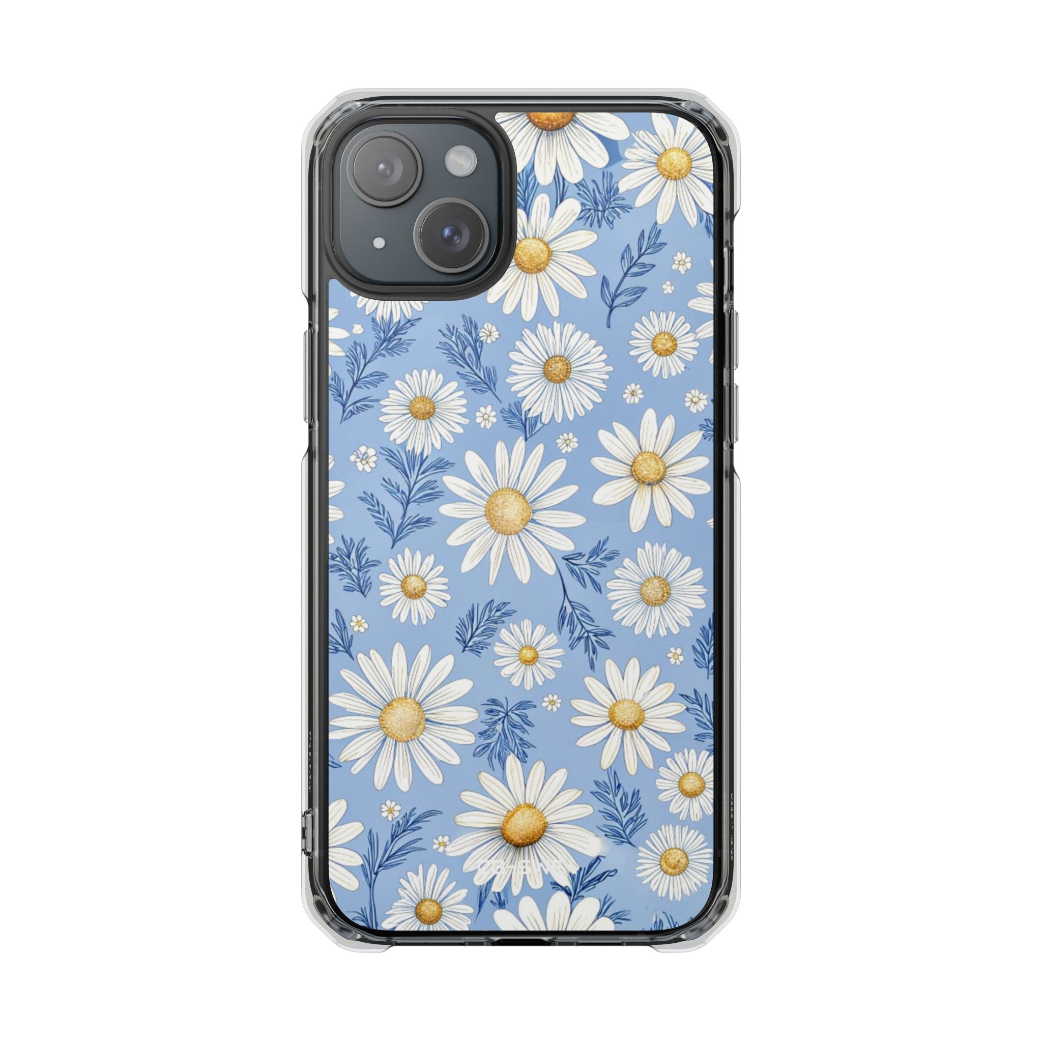 Daisies On Blue iPhone Case - Impact