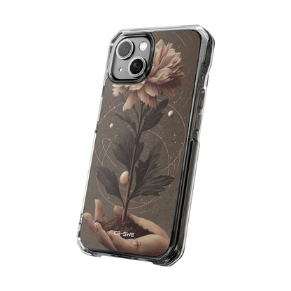 Celestial Flower Embrace iPhone Case - Impact