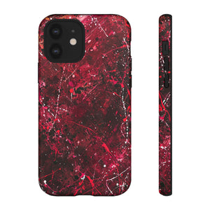 Crimson Splatter Dynamic - Protective Phone Case