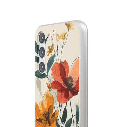 Elegant Floral Harmony Samsung S23 - Flexi Phone Case