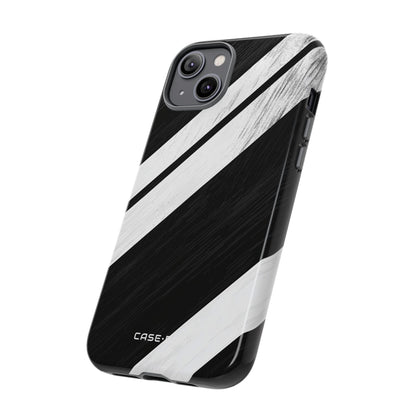 Distressed Stripe Motion iPhone 14 Plus Case - Tough