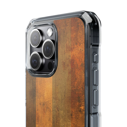 Rustic Striped Texture iPhone 15 - Impact Clear+