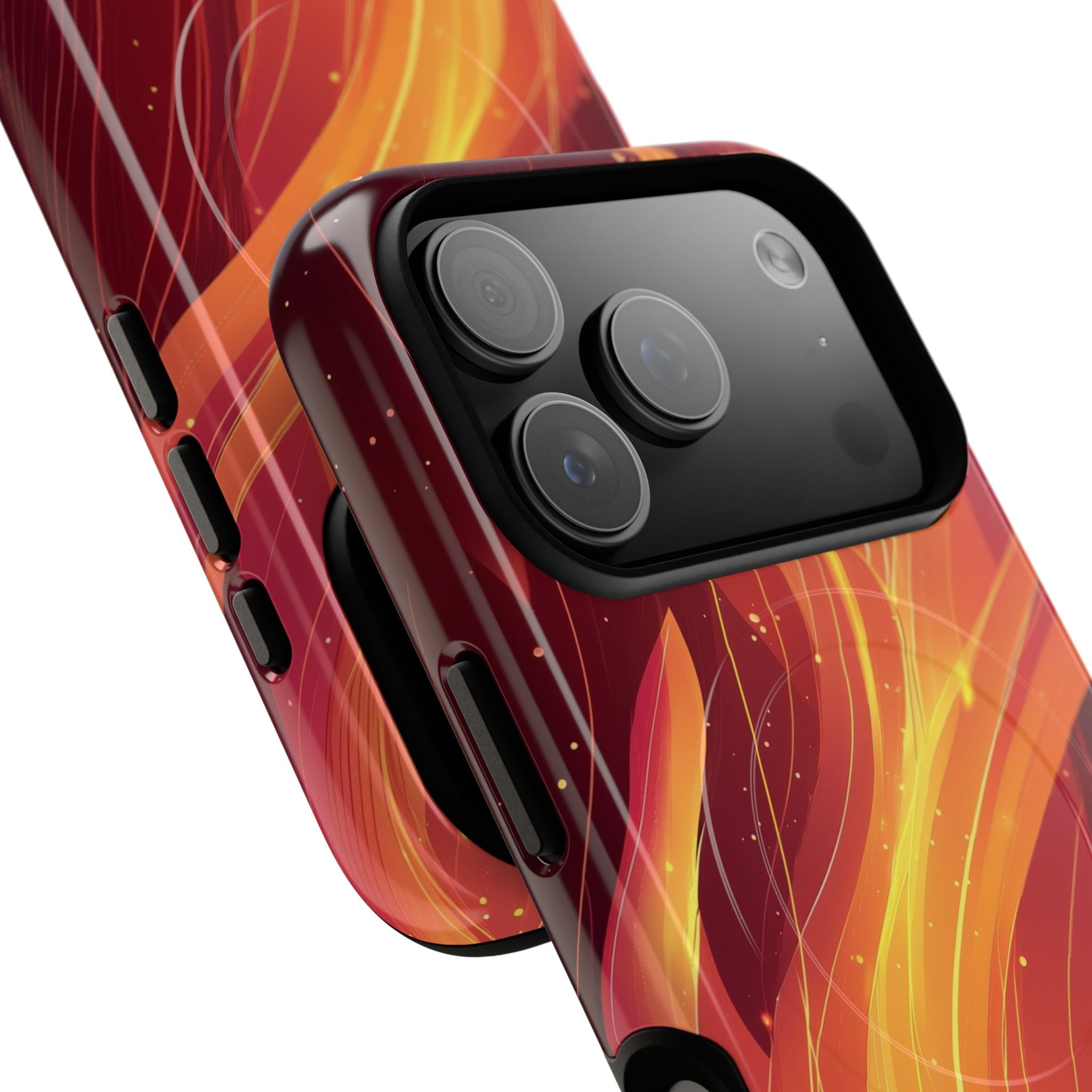 Flaming Flow iPhone 17 Pro Case - Tough+