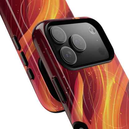Flaming Flow iPhone 17 Pro Case - Tough+