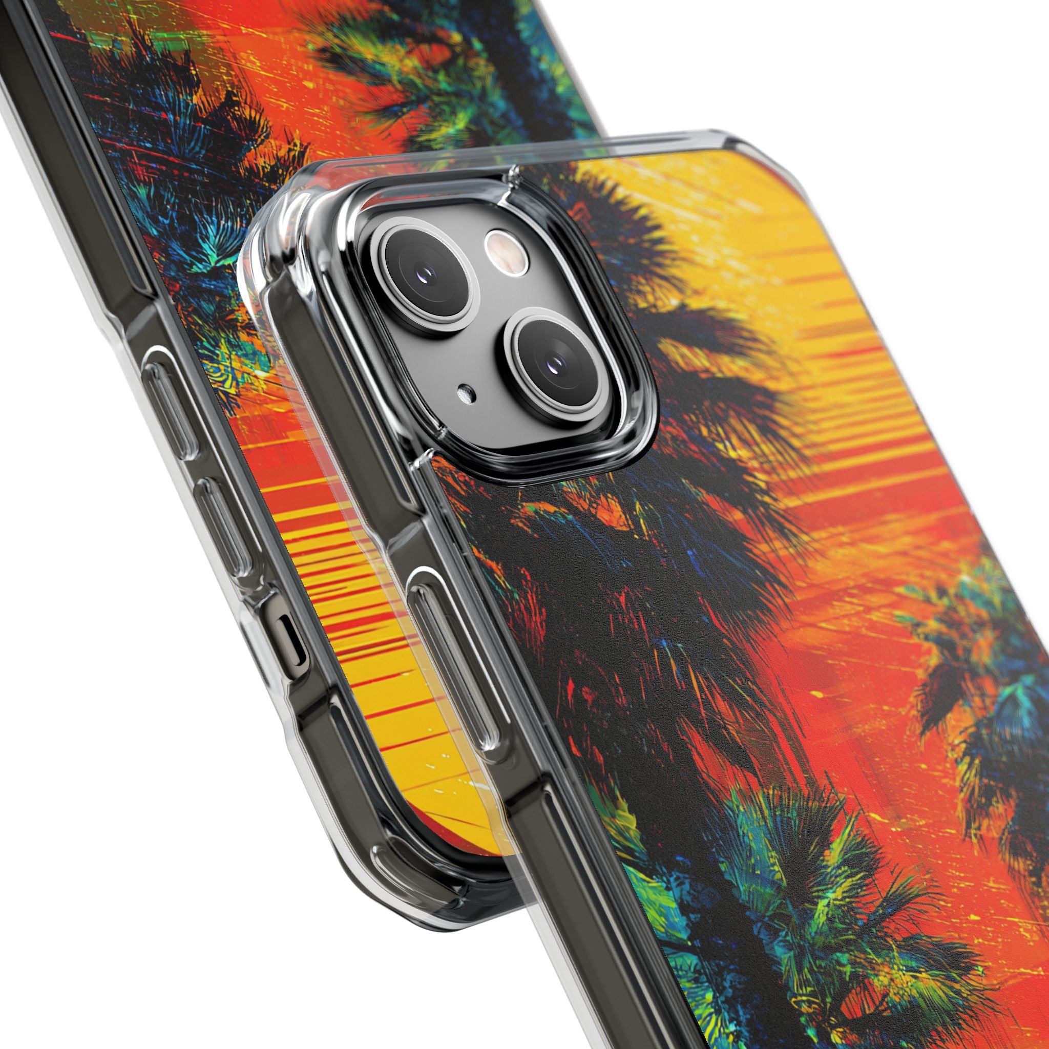 Summer Sunset Palms iPhone Case - Impact