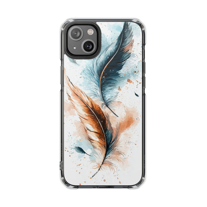 Feathers Dance Lightly iPhone Case - Impact