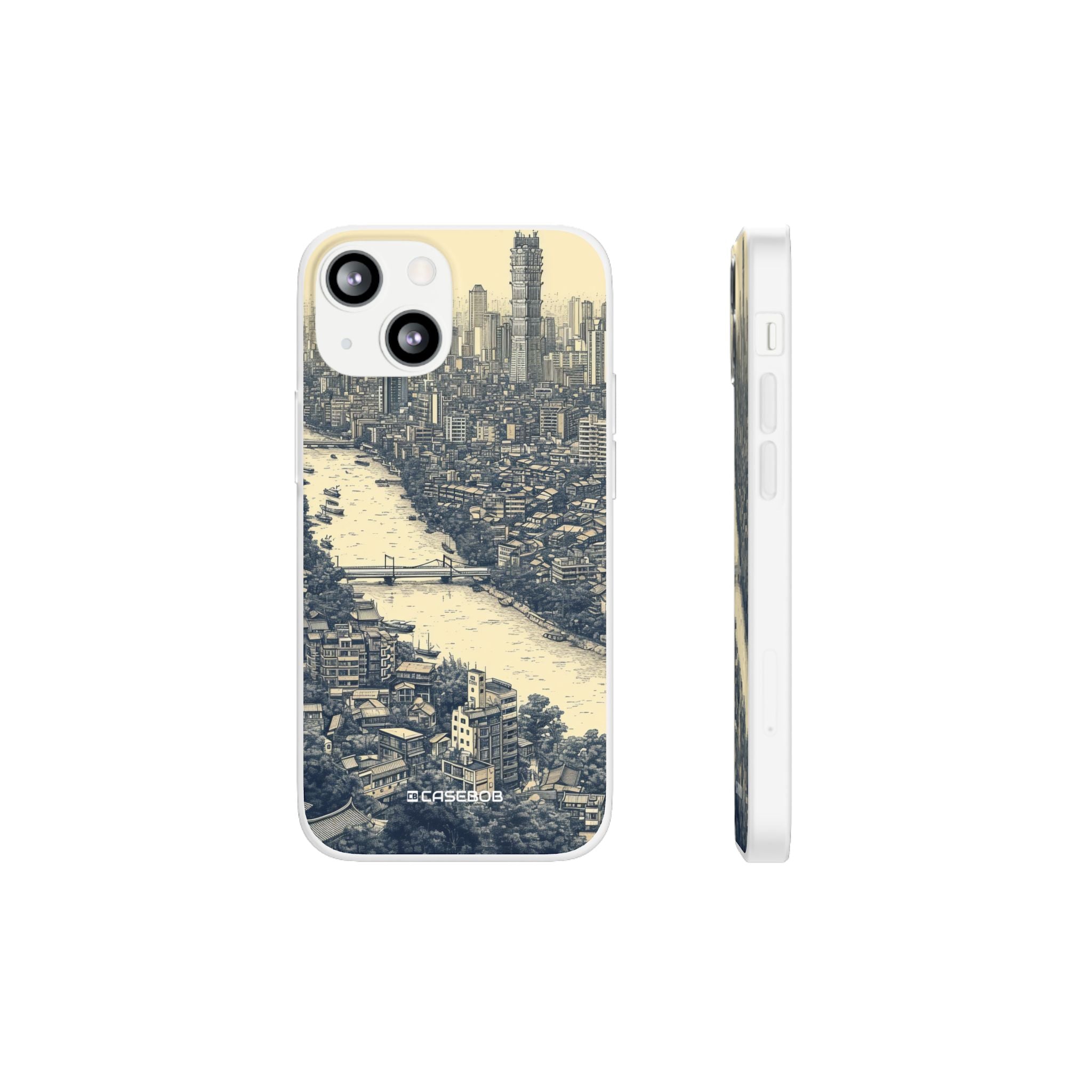 Nostalgic Metropolis | Flexible Phone Case for iPhone