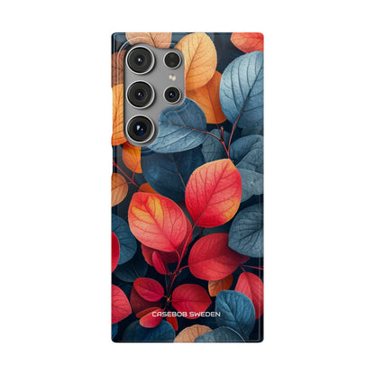 Vibrant Nature Leaves - Slim Samsung S24 Phone Case