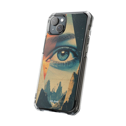 Eye Meets Mountains iPhone Case - Impact