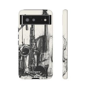 Jazz Ink Expressions | Protective Phone Case for Google Pixel