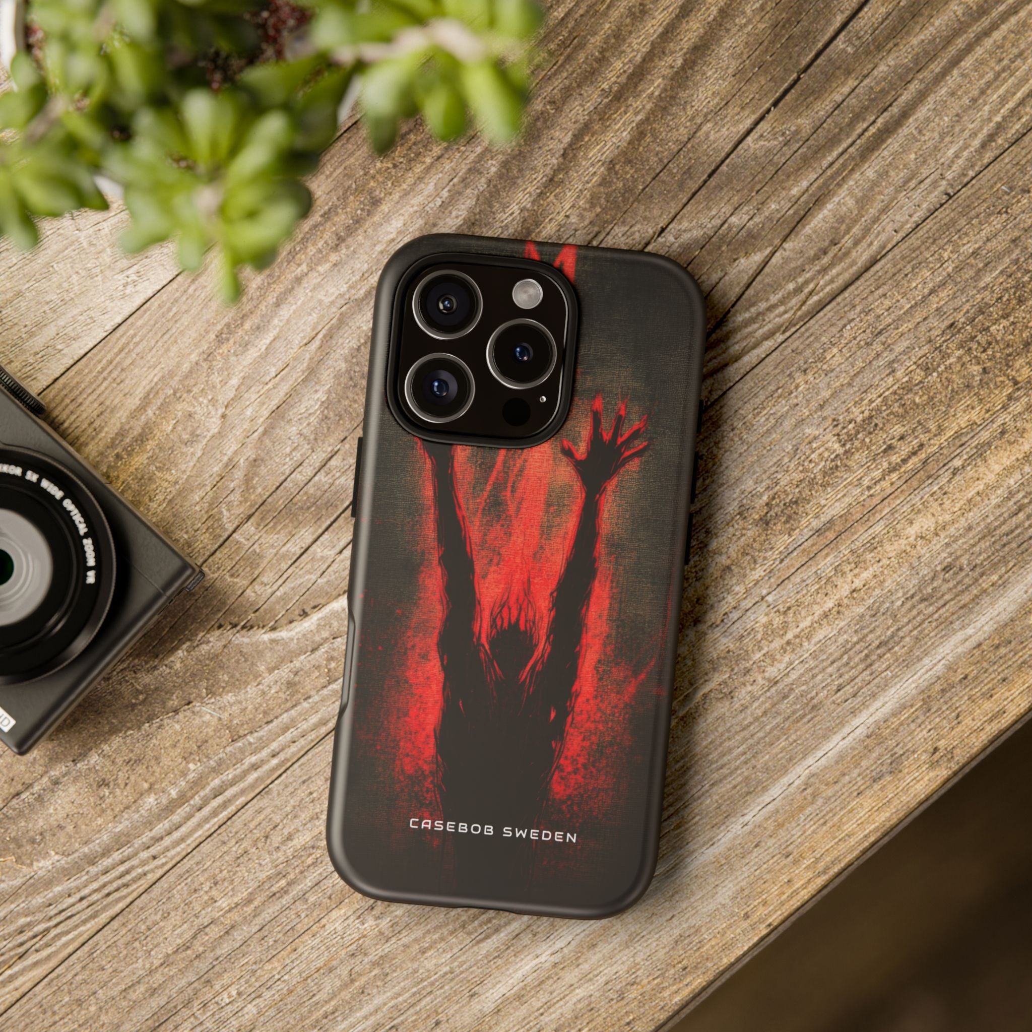 Gothic Crimson Ascension iPhone 16 - Tough Phone Case