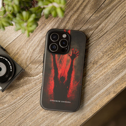 Gothic Crimson Ascension iPhone 16 - Tough Phone Case