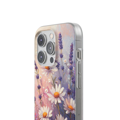 Daisy Lavender Bloom iPhone 14 Pro Case - Soft