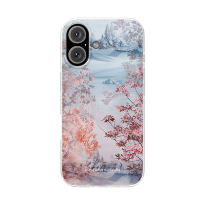 Floral Serenity Case - Flexi iPhone 16 Phone Case