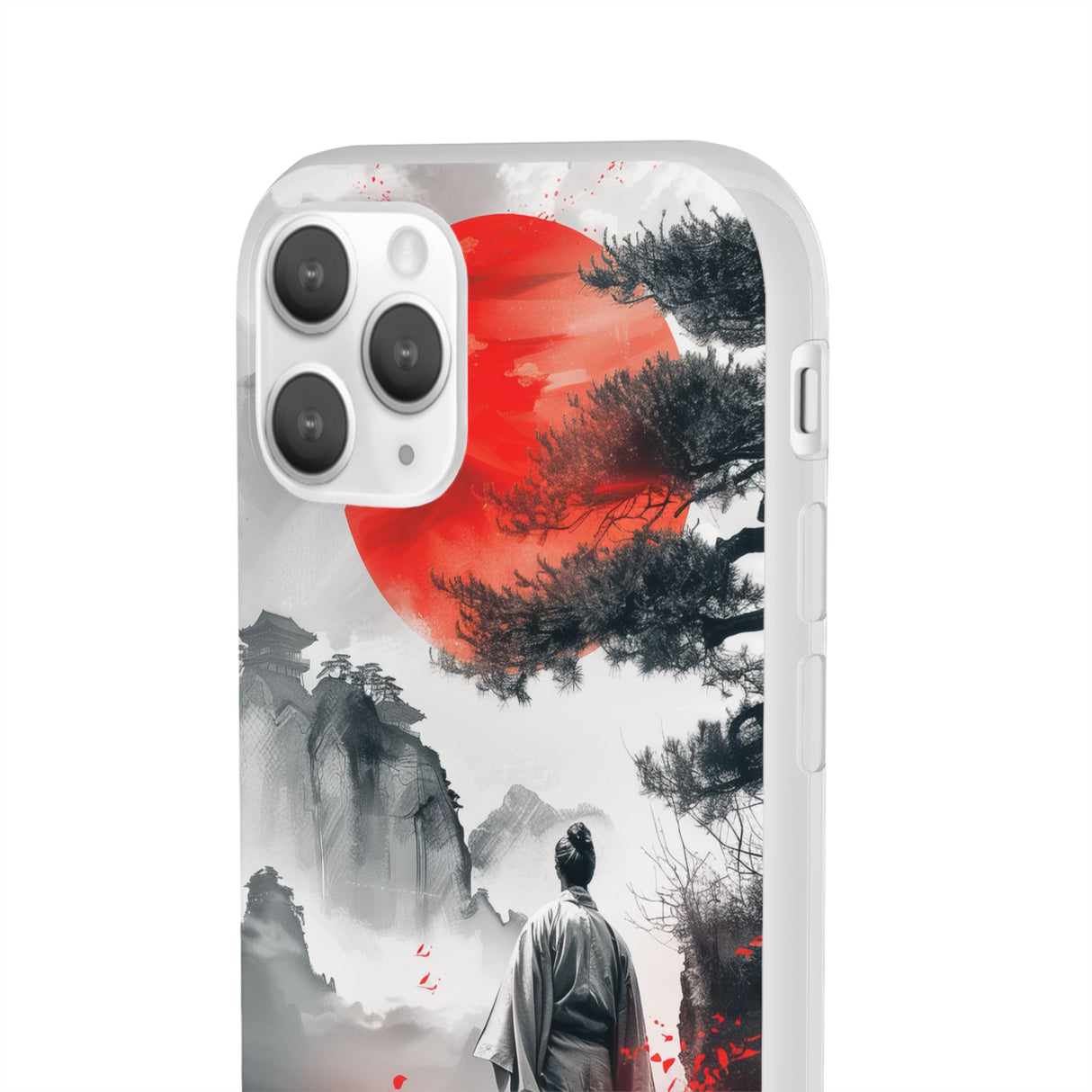 Serene Samurai Sunrise | Flexible Phone Case for iPhone