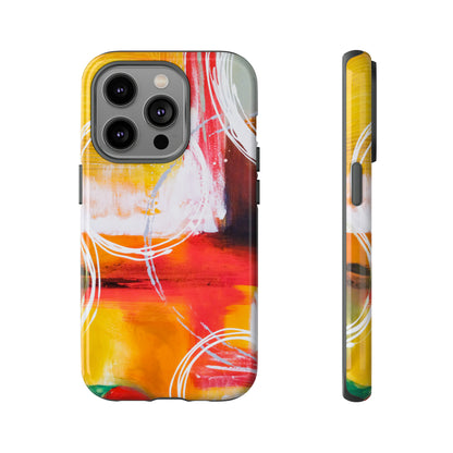 Abstract Yellow - Protective Phone Case