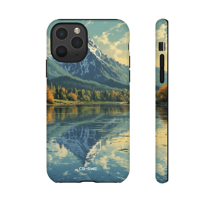Mountain Reflects Calm - iPhone Case
