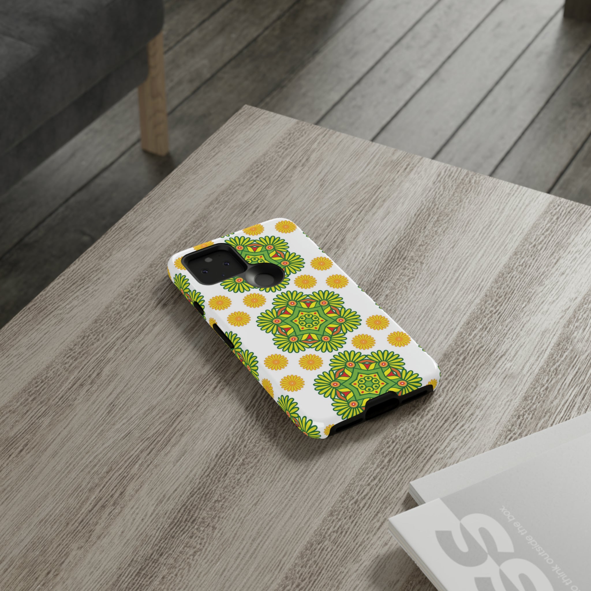 Lime Mandela - Protective Phone Case