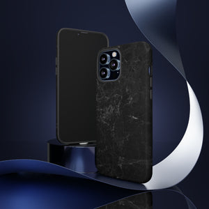 Black Marble - Protective Phone Case