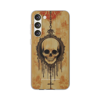 Gothic Skull Elegance Samsung S23 - Flexi Phone Case