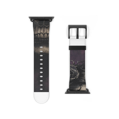 Winged Skull Rose - Watch Band