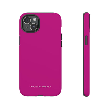 Medium Violet Red iPhone 15 - Tough Phone Case