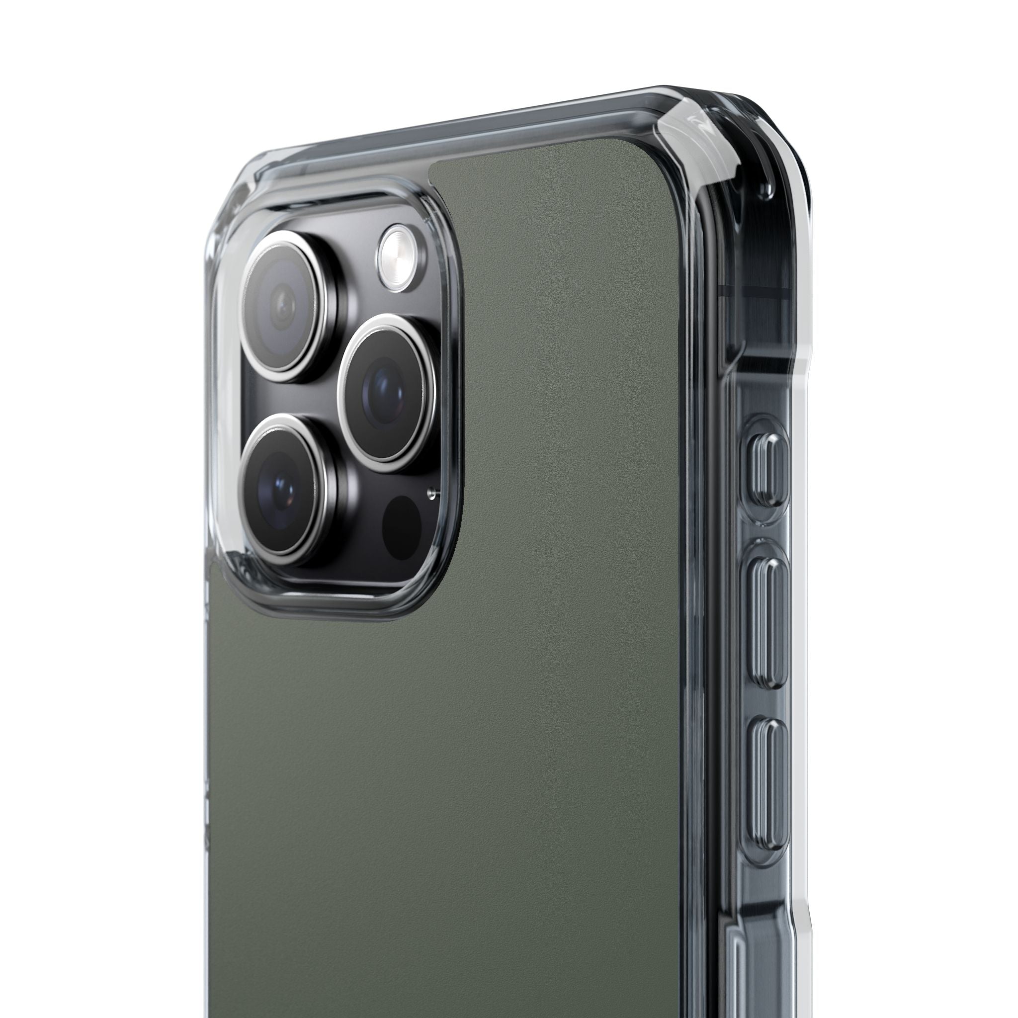 Ebony Black - Clear Impact iPhone 15 Phone Case