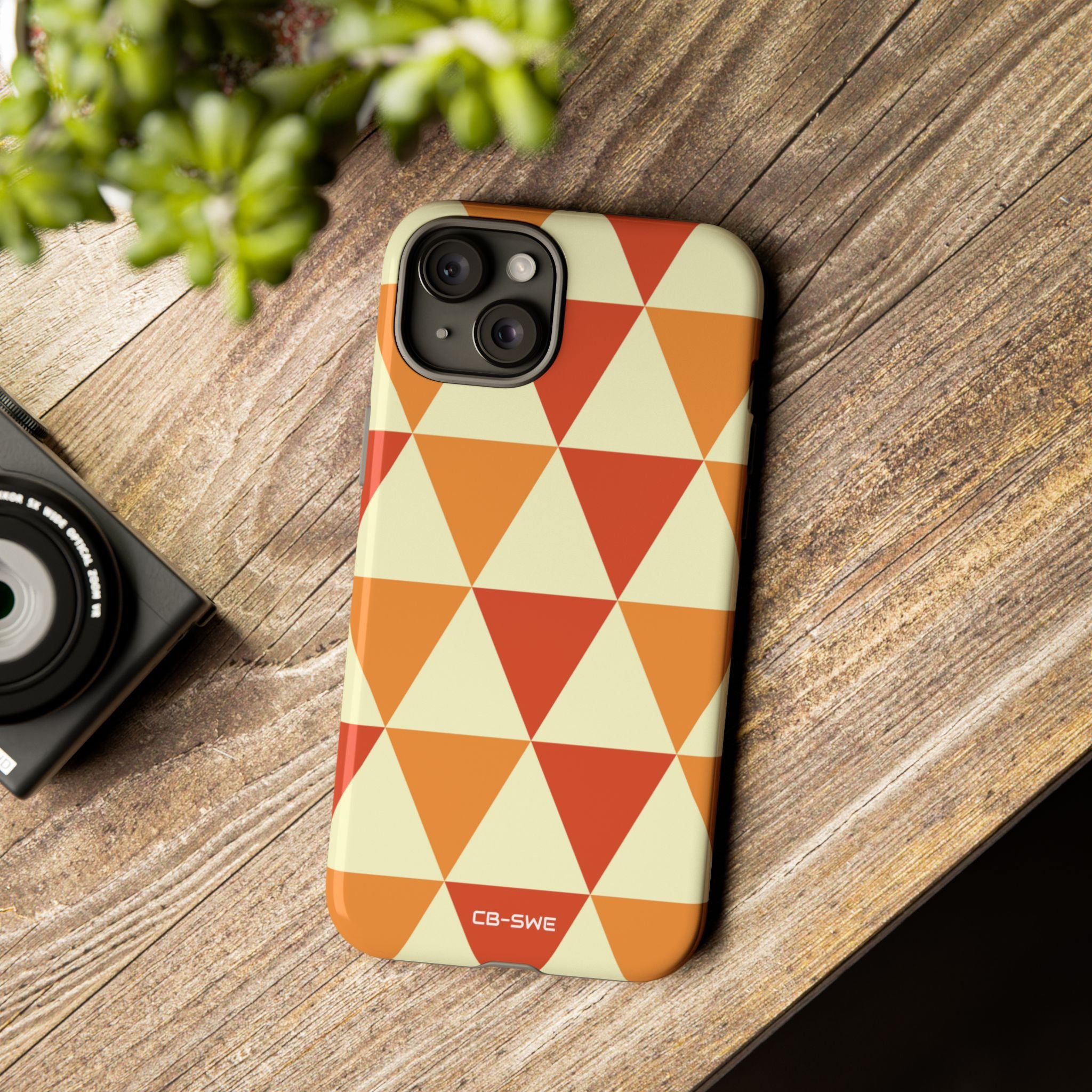 Autumn Triangles Dance - iPhone Case