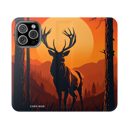 Stag Sunset - iPhone 16 Pro Case - Wallet