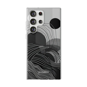 Monochrome Dynamics | Flexible Phone Case for Samsung Galaxy