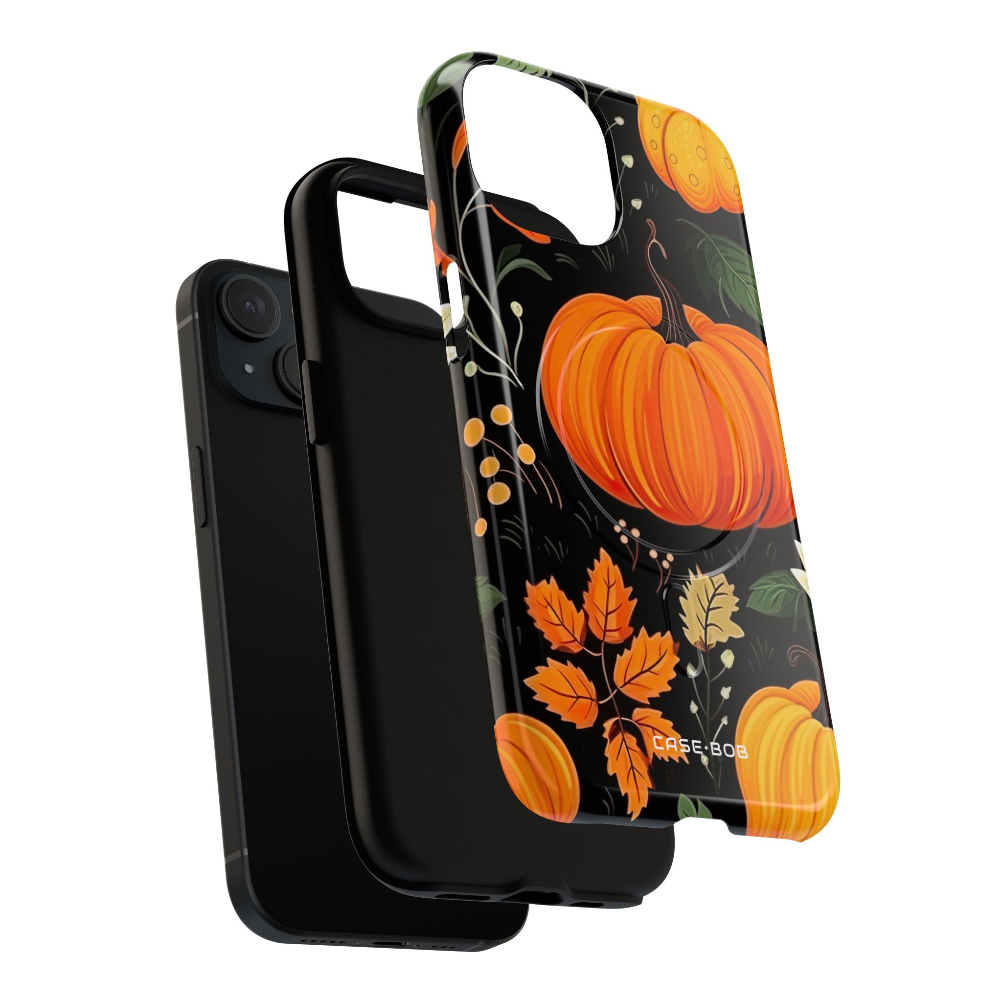 Pumpkin Glow iPhone 15 Case - Tough+