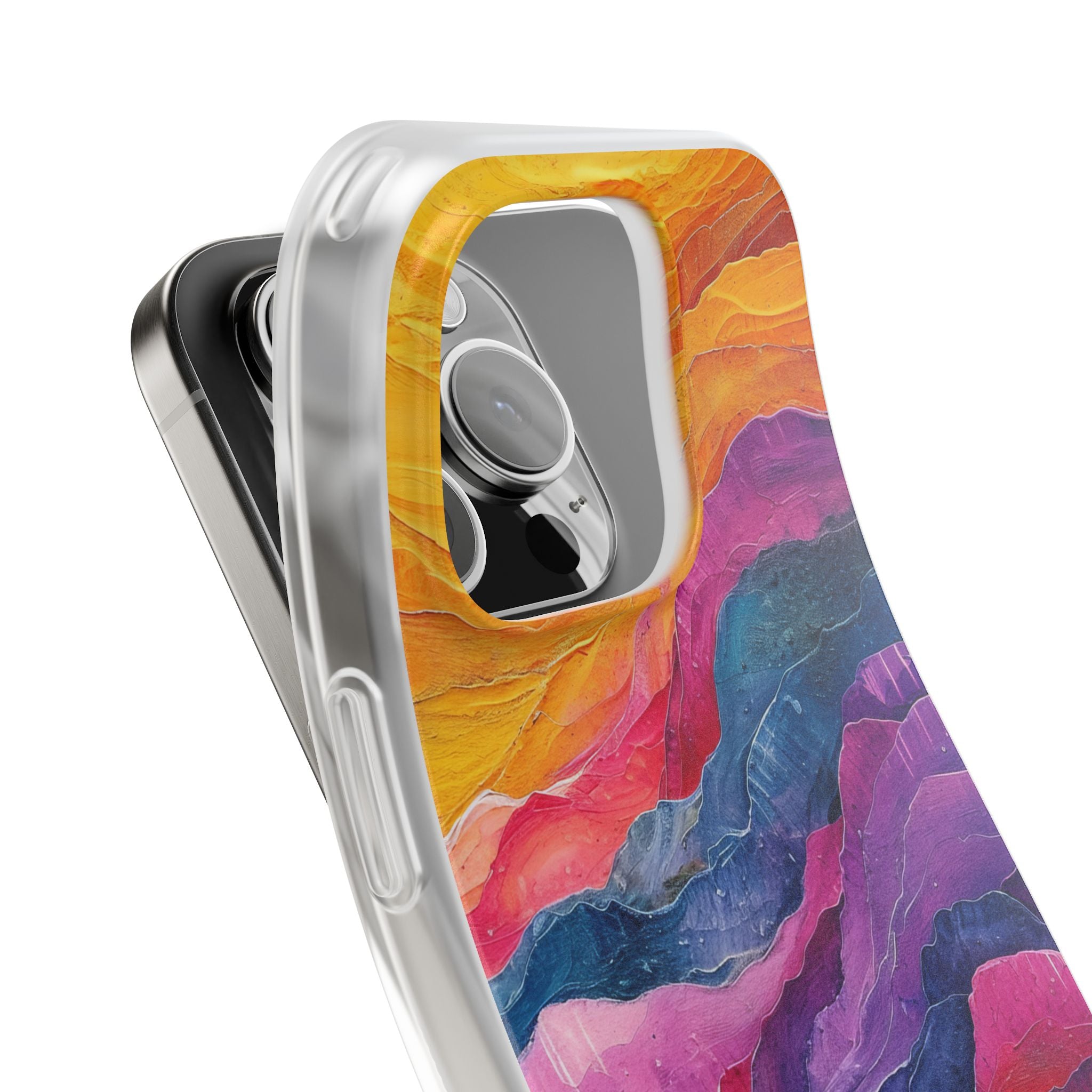 Vibrant Flow iPhone 16 Pro Case - Soft