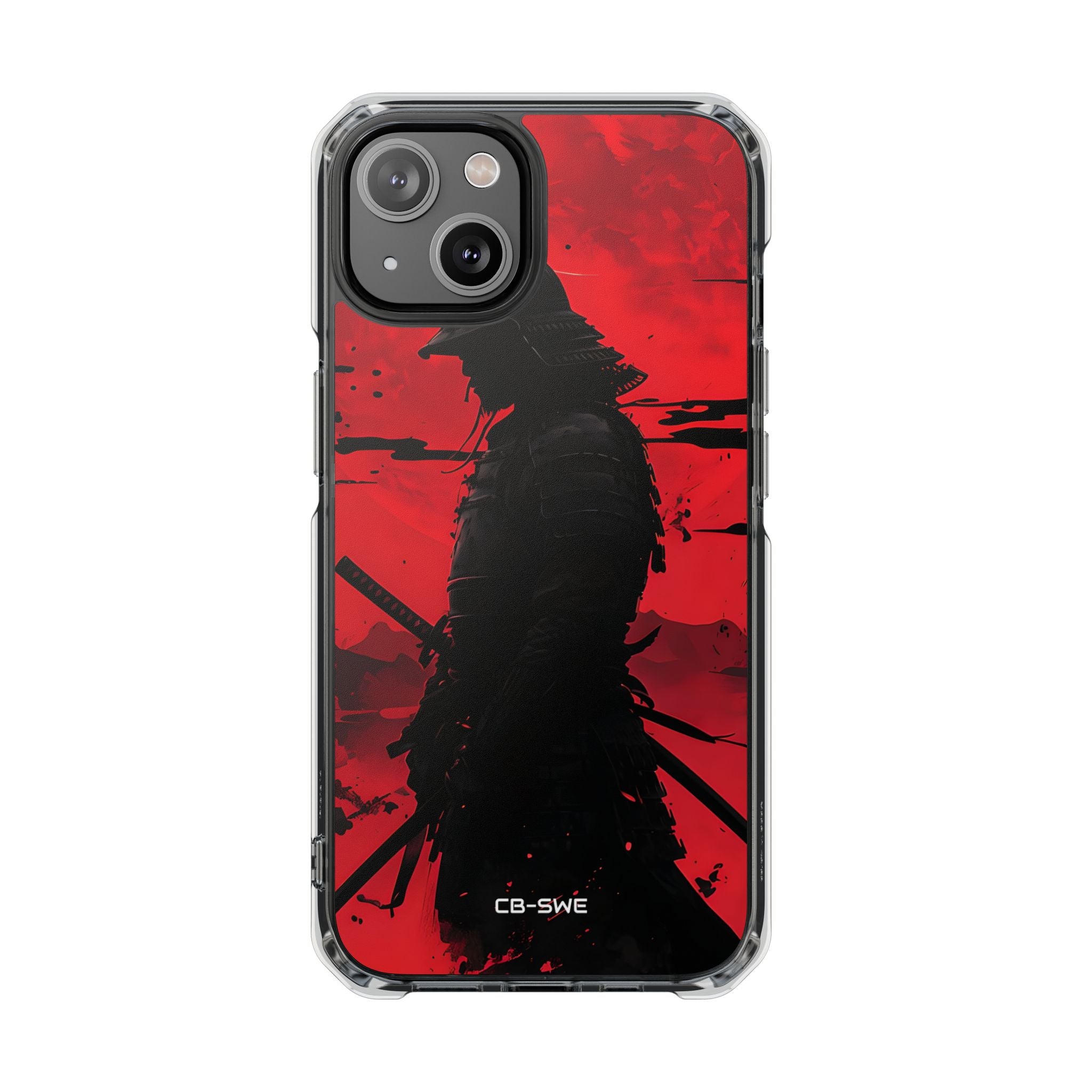 Red Samurai Shadow iPhone Case - Impact